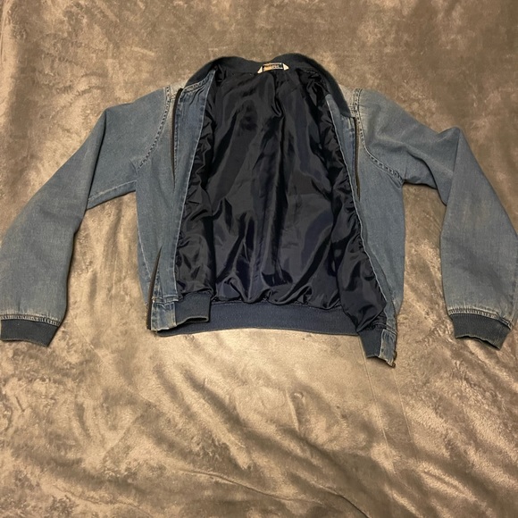 Denim jean, bomber style spring jacket - Picture 5 of 5